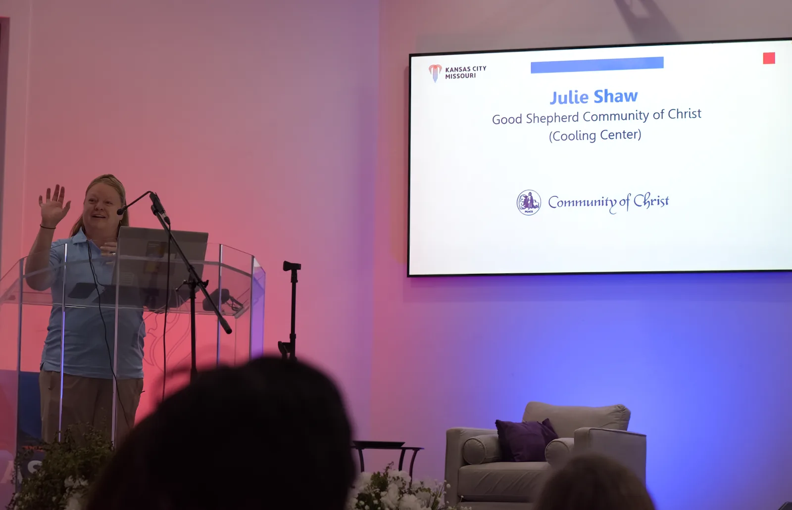 Julie Shaw, Good Shepherd Community of Christ.