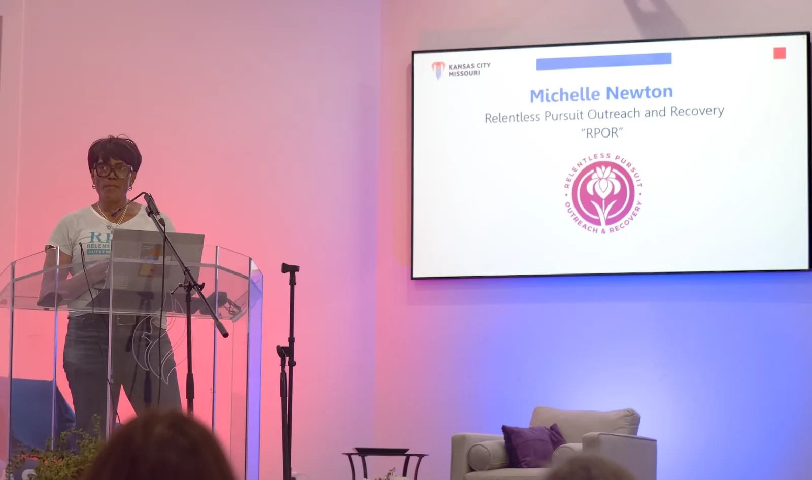 Michelle Newton, Relentless Pursuit Outreach & Recovery.