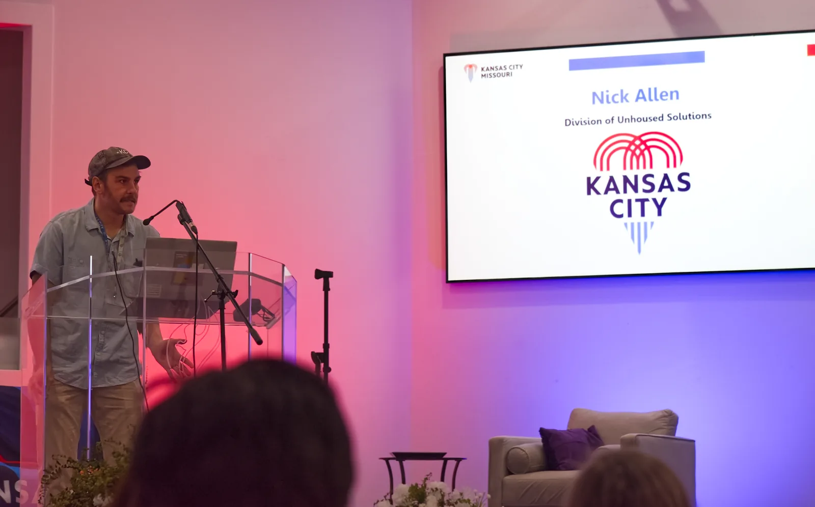 Nick Allen, Kansas City Division of Unhoused Solutions.
